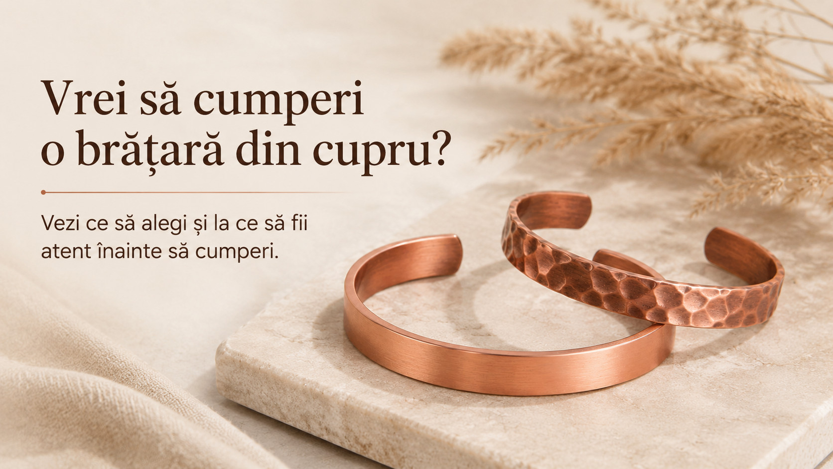 promo bratari cupru