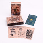 Set Cărți de Tarot cu Folie Rose Gold - Faze Lunare