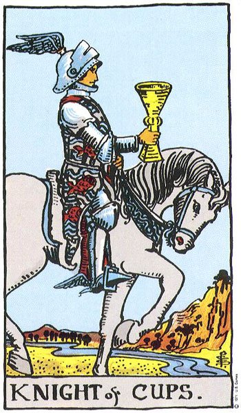 Cavalerul de Cupe - carte Rider Waite