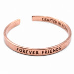bratara din cupru forever friends - front